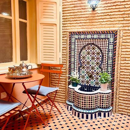 Apartment With Ac, Patio And Rooftop Appartement Climatise Avec Patio Et Toit Terrasse Marrakesh Buitenkant foto